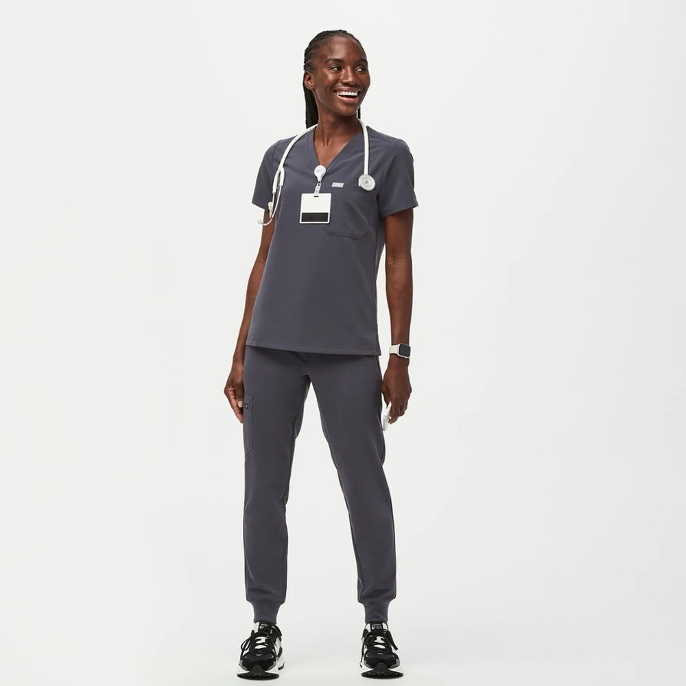 FIGS - Charcoal Women’s Scrubs Set